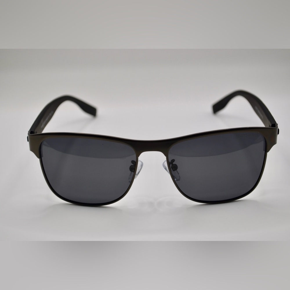 Men’s Hugo Boss Sunglasses | Gunmetal & Black | Dark Gray Lens | Like New - Picture 2 of 11